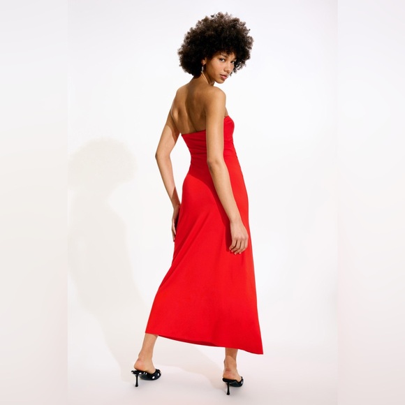 Favorite Daughter Strapless Red Dress - Picture 2 of 6